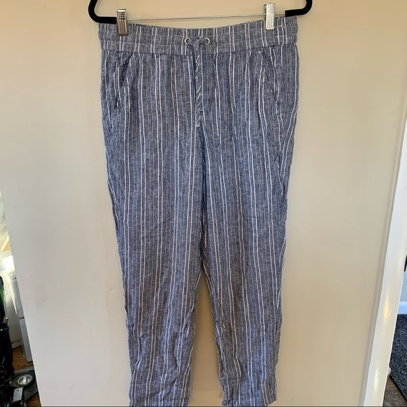 Calvin Klein Wide Leg Linen Pants - Picture 1 of 6